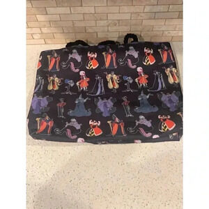 Womens Disney Villains Tote Bag All-over Rope Travel Beach Carry-on Cruella  b35